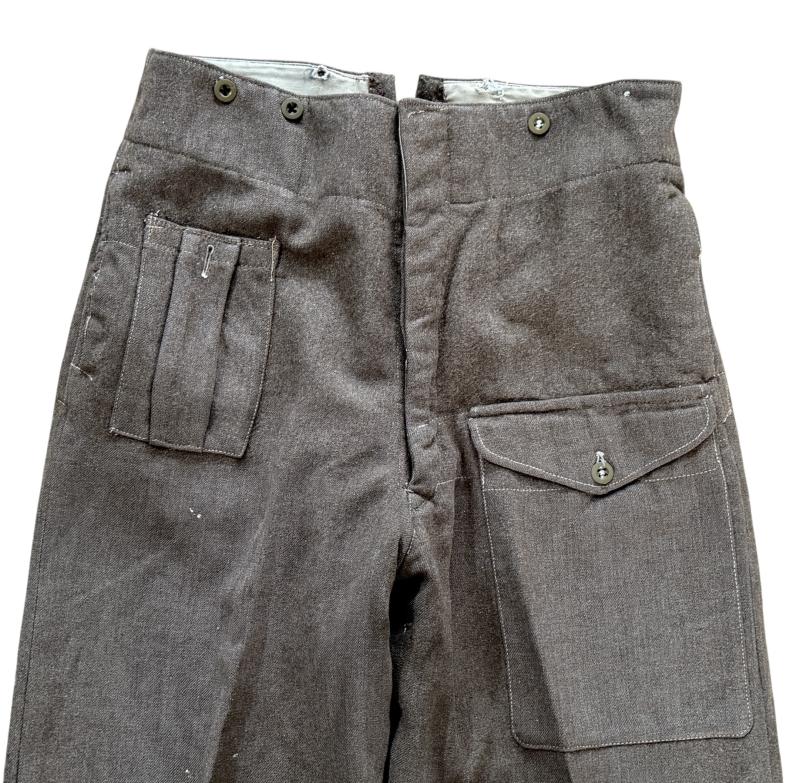 British 1940 Pattern Battle Dress Trousers Size 18 - Nice Used Condition