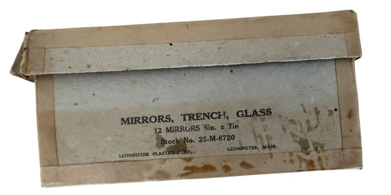 U.S. Trench Mirror With Original Box - Unissued Condition