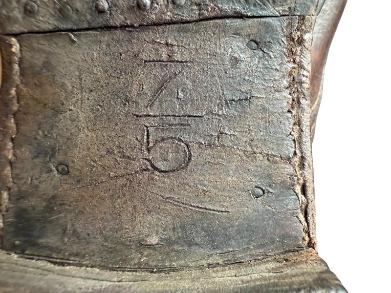 British Brown Leather Officers Boots 1941 - Nice Used Condition