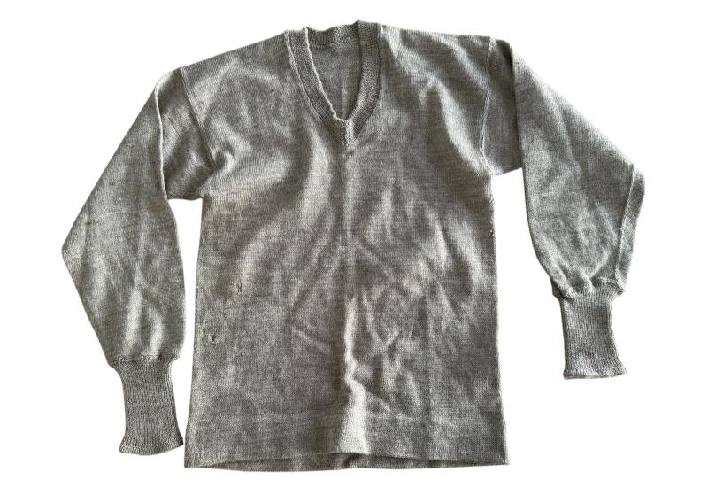 British Army V Neck Pullover Jumper 1941 - Nice Used Condition