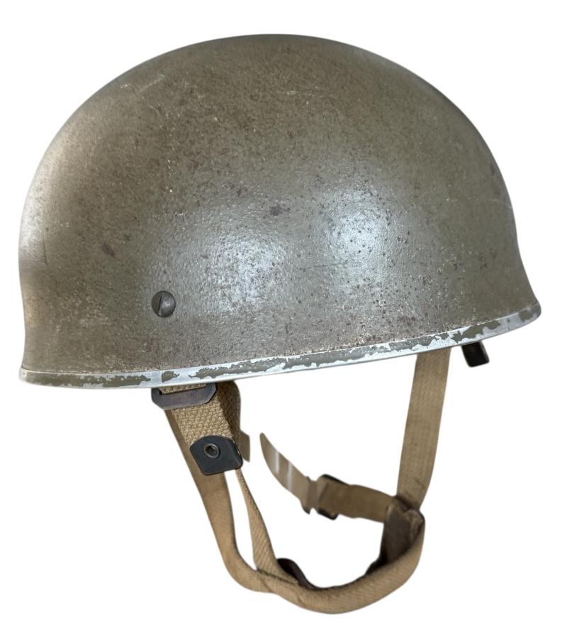 British (Airborne) MK3 Paratrooper/Airborne Combat Helmet 1944 Size 7 1/8 - Nice Used Condition