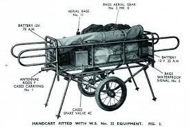 British Commando ( Airborne) Wireless No.1 Mk.IV KH 790 Handcart - Nice Used Condition