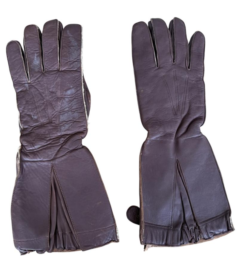 Royal Air Force Named 1941 Pattern Flying Gauntlets Size 10 - Nice Used Condition