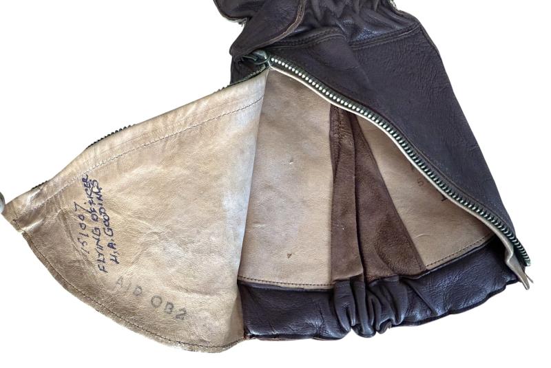 Royal Air Force Named 1941 Pattern Flying Gauntlets Size 10 - Nice Used Condition