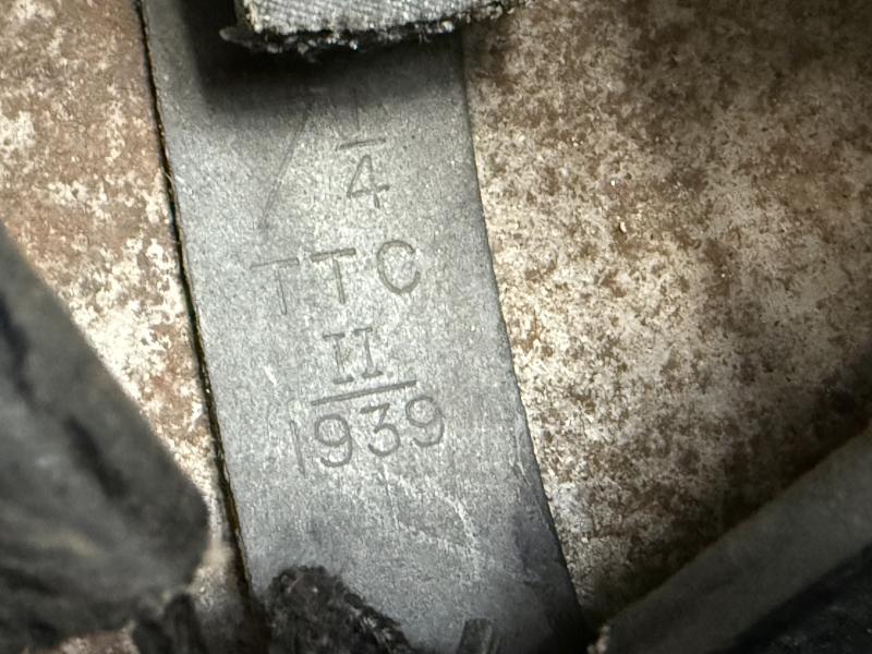 British Reconnaisance Marked Tommy Helmet 1939 - Nice Used Condition