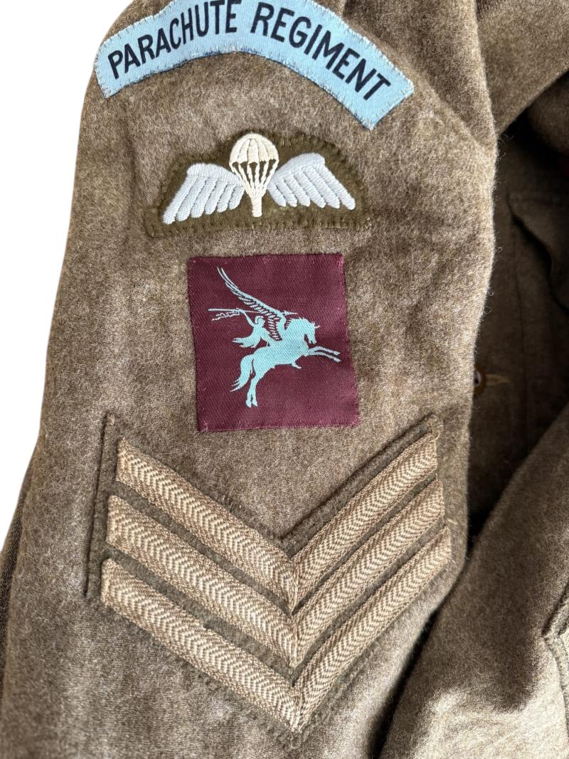British (Airborne) Parachute Regiment Battle Dress Jacket - Nice Used Condition