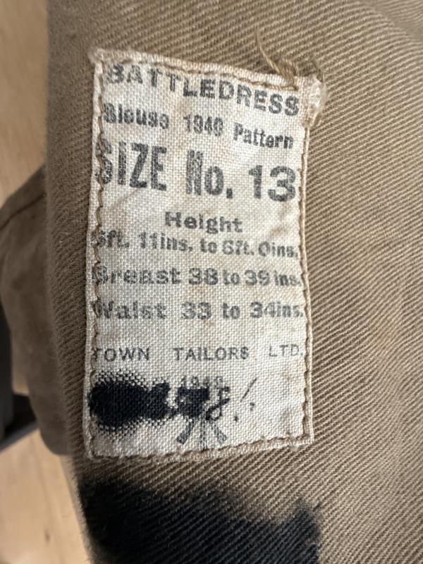 British (Airborne) Parachute Regiment Battle Dress Jacket - Nice Used Condition