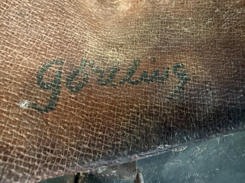 WH (Heer) M42 Single Decal Combat Helmet - Nice Used Condition