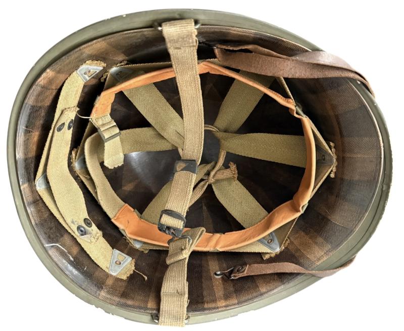 U.S. M1 Fixed Bale Helmet With Firestone Liner - Unissued Condition