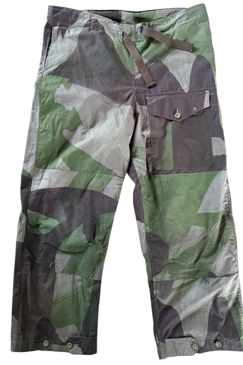 British Windproof Camouflage Trousers Size 2 1943 -  Mint Condition