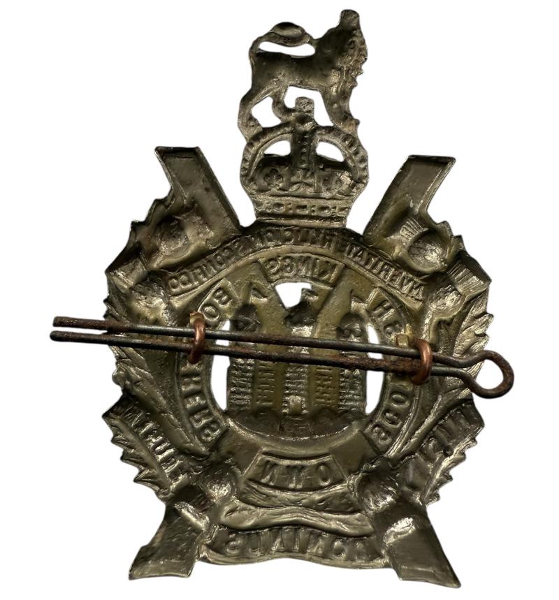 British (Airborne) Kings Own Scottish Border Regiment Cap Badge - Nice Used Condition