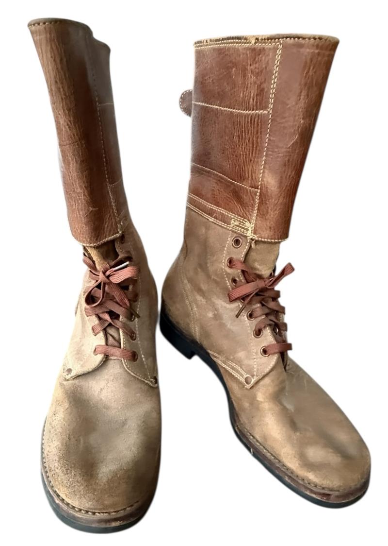 U.S. M1943 Service Boots Dated Sized 8 1/2 - Nice Used Condition