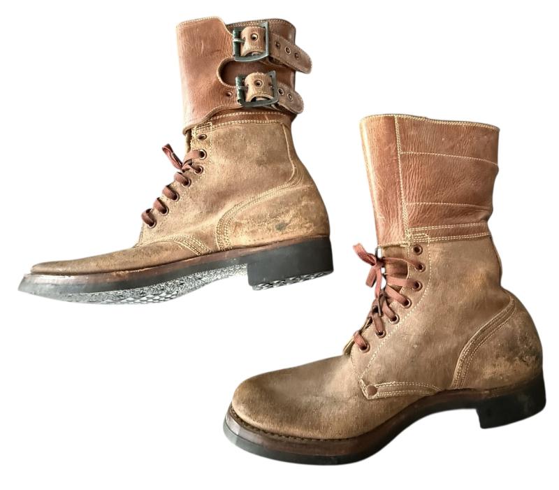 U.S. M1943 Service Boots Dated Sized 8 1/2 - Nice Used Condition