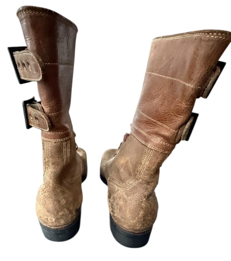 U.S. M1943 Service Boots Dated Sized 8 1/2 - Nice Used Condition