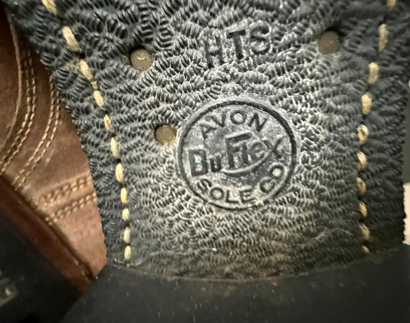 U.S. M1943 Service Boots Dated Sized 8 1/2 - Nice Used Condition