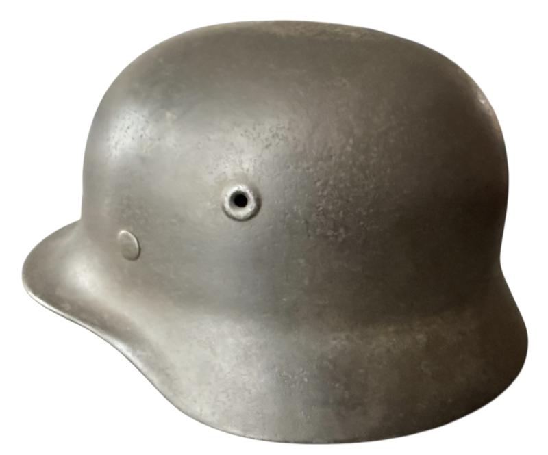 WH (Heer) M40 Named Combat Helmet - Nice Used Condition