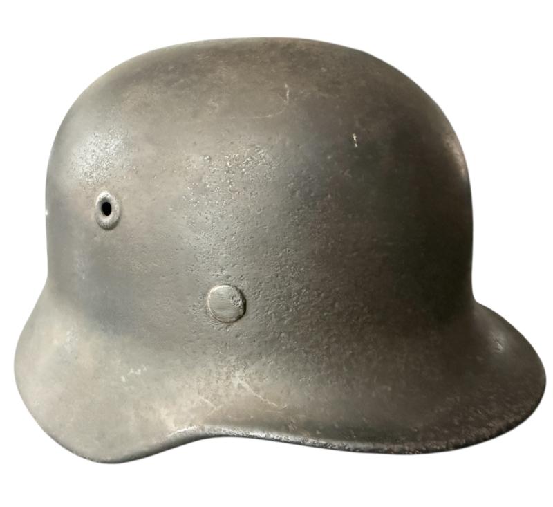 WH (Heer) M40 Named Combat Helmet - Nice Used Condition