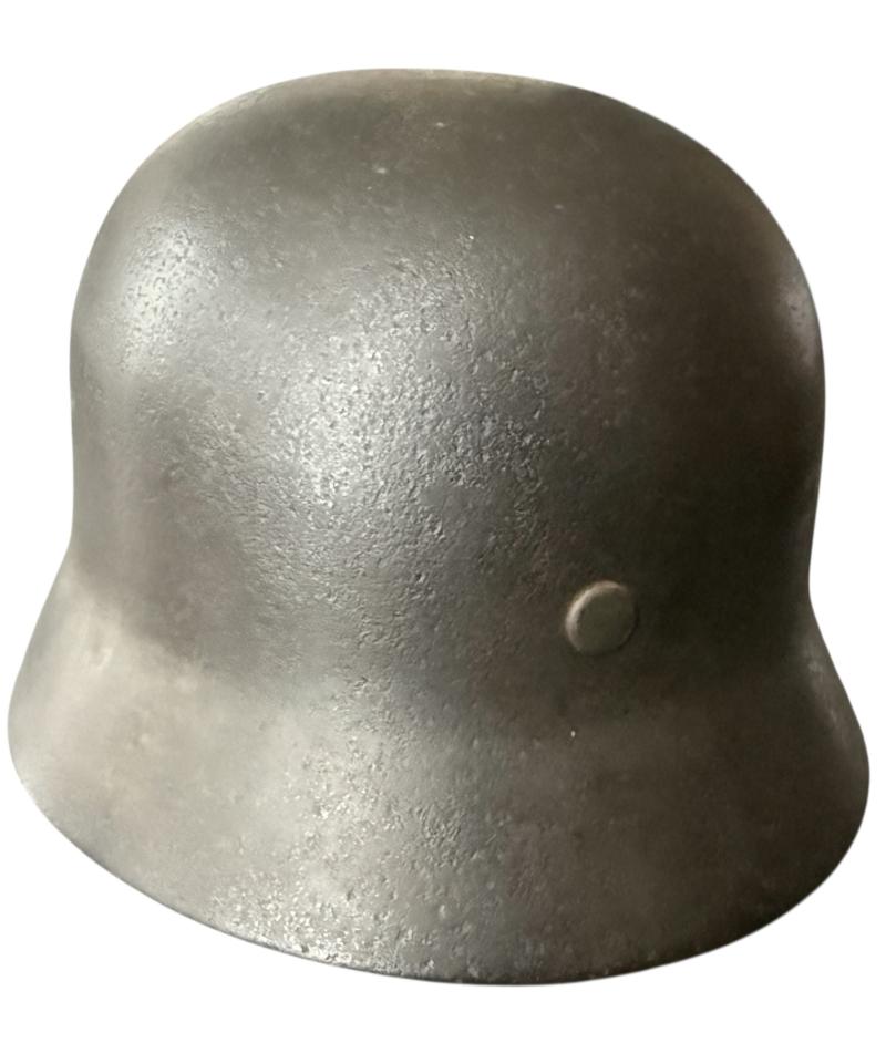 WH (Heer) M40 Named Combat Helmet - Nice Used Condition