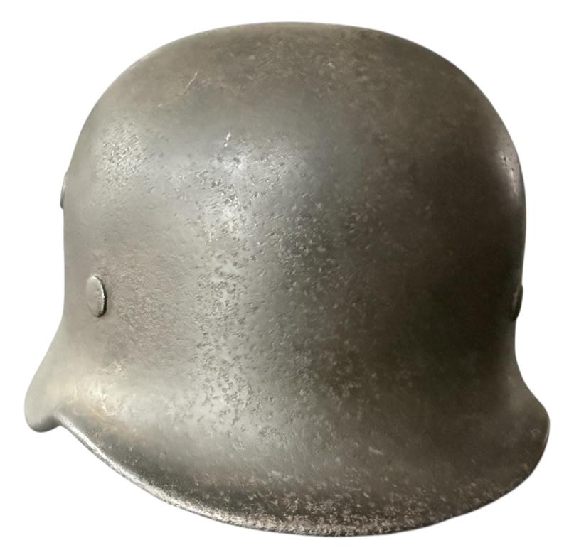 WH (Heer) M40 Named Combat Helmet - Nice Used Condition