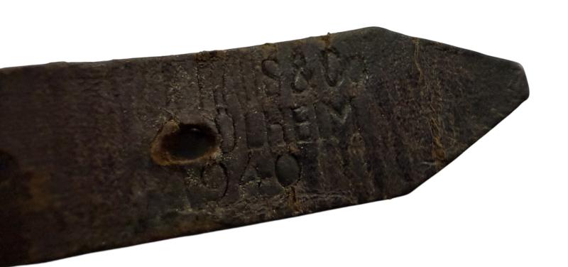 WH (Heer) M40 Named Combat Helmet - Nice Used Condition