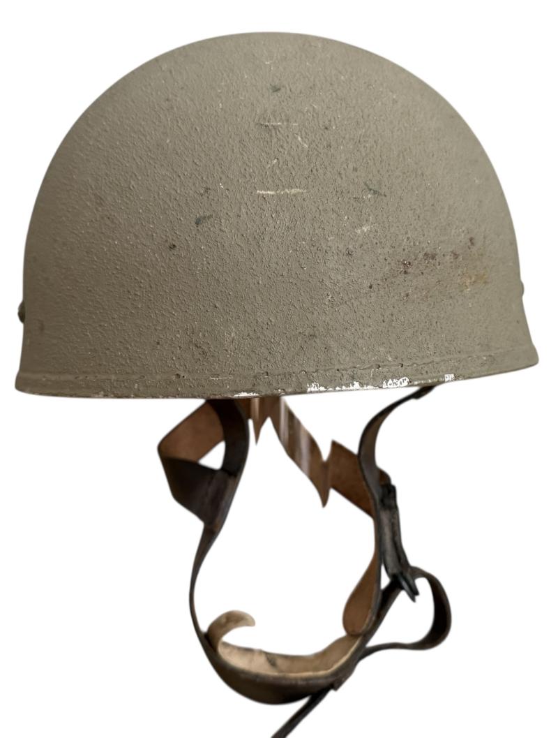 British (Airborne) MK 2 Paratrooper Helmet 1943 Dated size 6 3/4 - Nice Used Condition