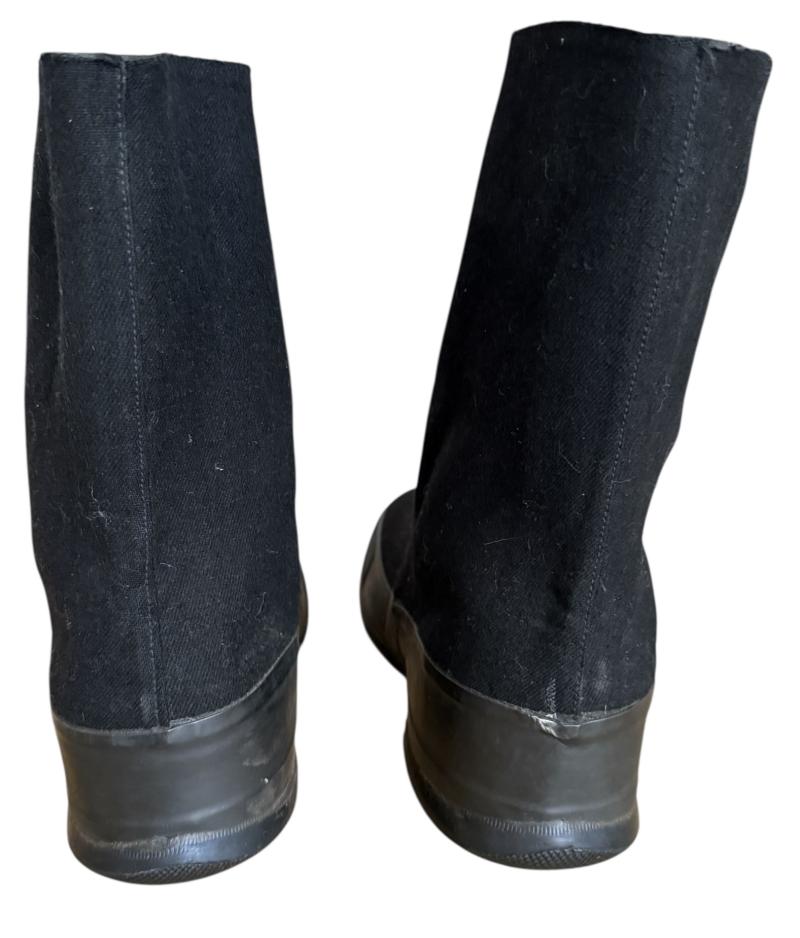 U.S. Second Pattern Artic Cloth Top Overshoes - Unissued Condition
