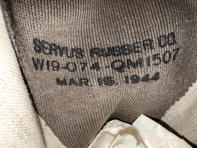 U.S. Second Pattern Artic Cloth Top Overshoes - Unissued Condition