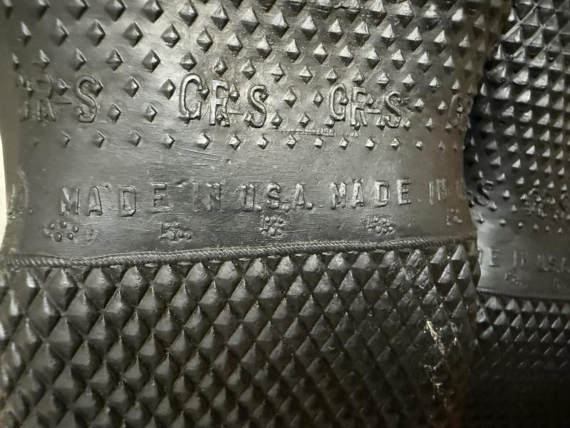 U.S. Second Pattern Artic Cloth Top Overshoes - Unissued Condition