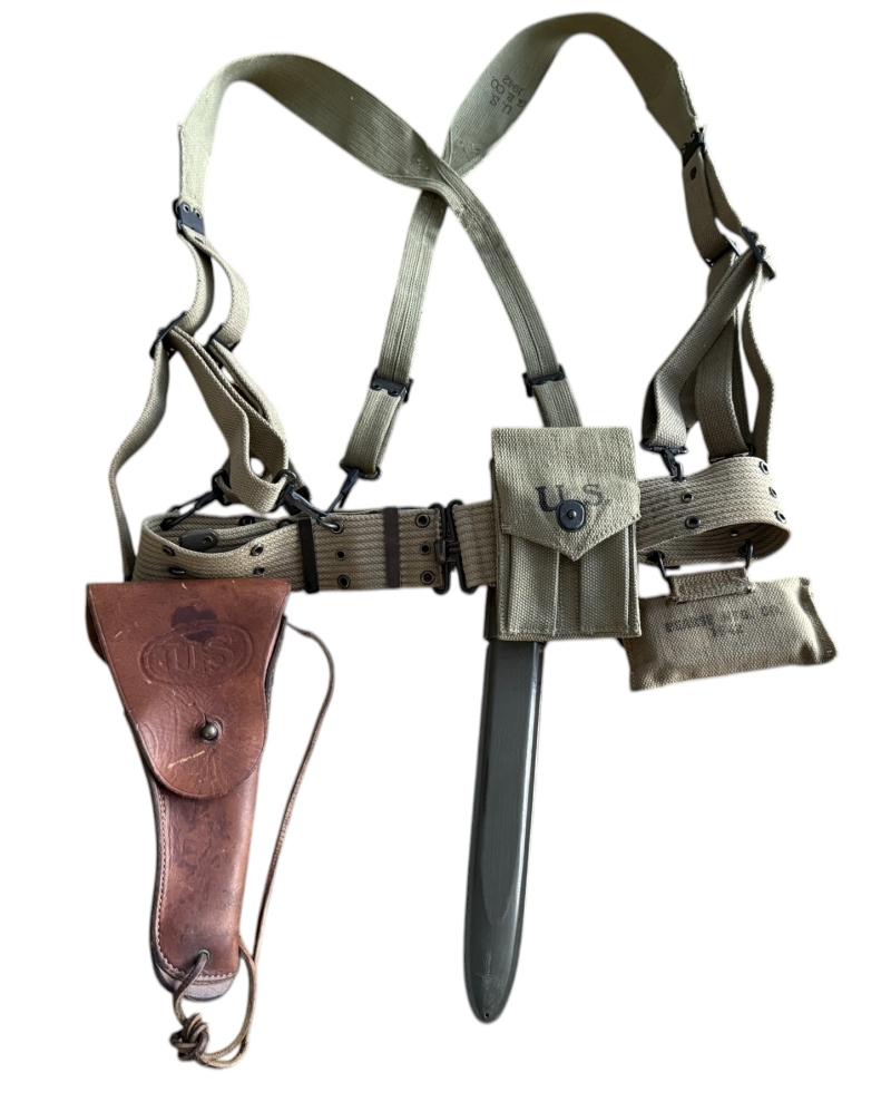 U.S. Complete Webbing Set - Nice Used Condition