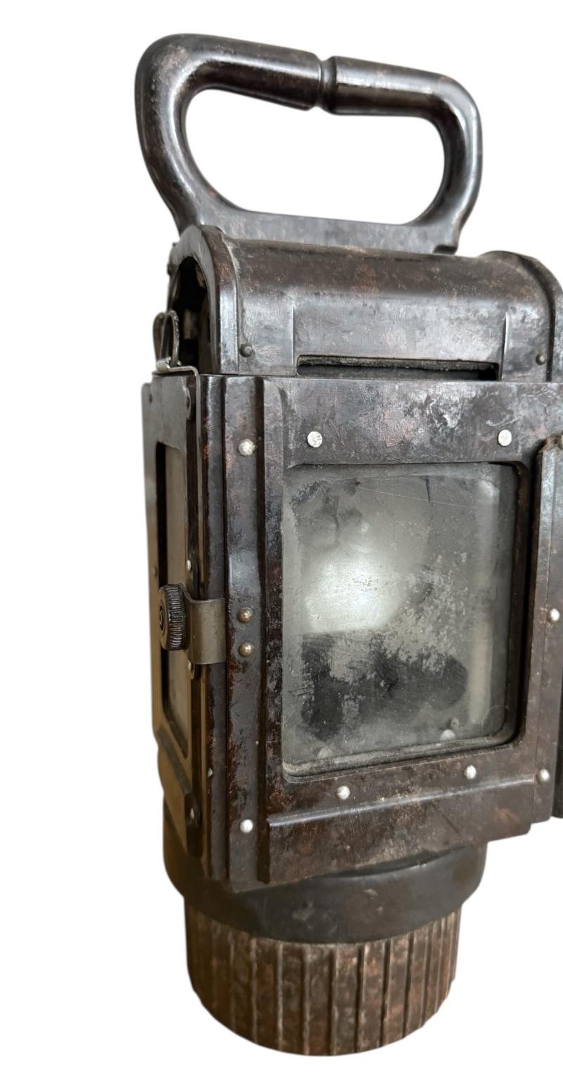 German Carbide Field Lantern 