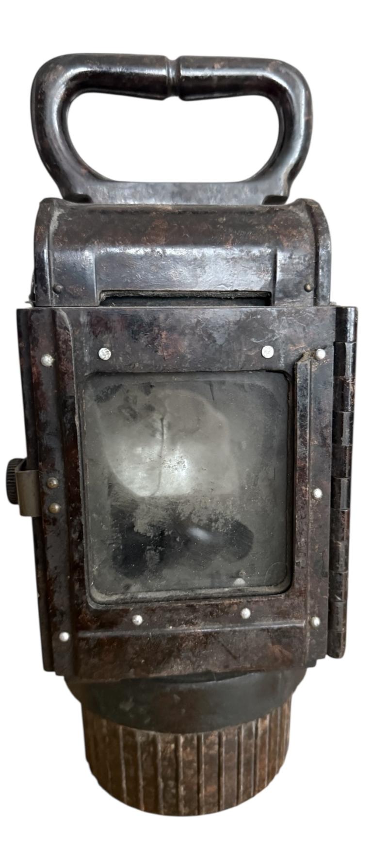 German Carbide Field Lantern