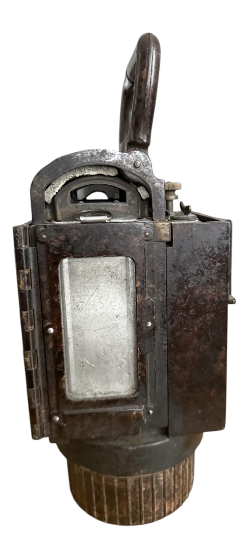 German Carbide Field Lantern
