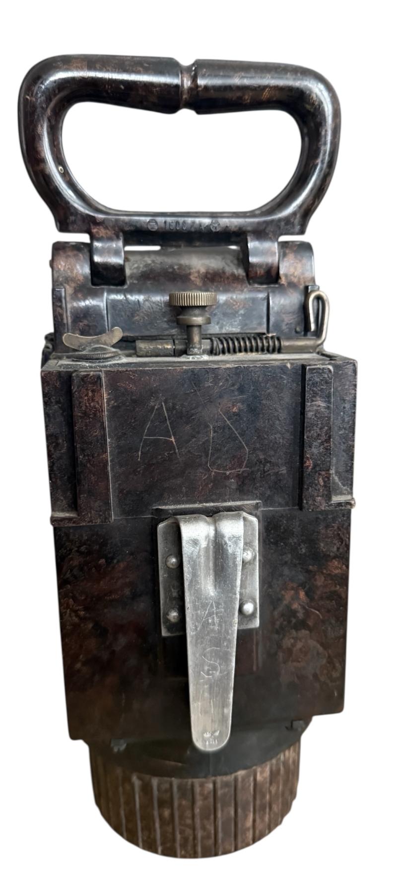 German Carbide Field Lantern