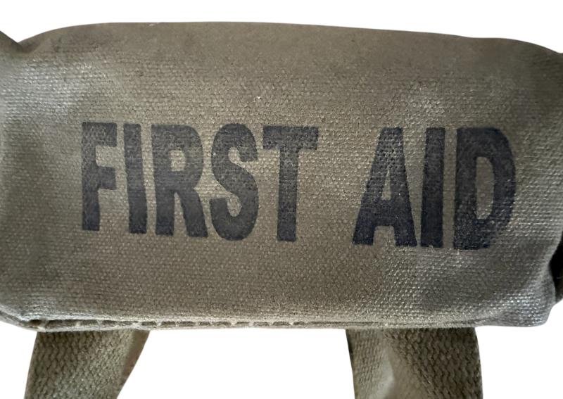 Rare U.S. (Airborne/Airforce) 1st Pattern First Aid Pouch - Nice Used Condition