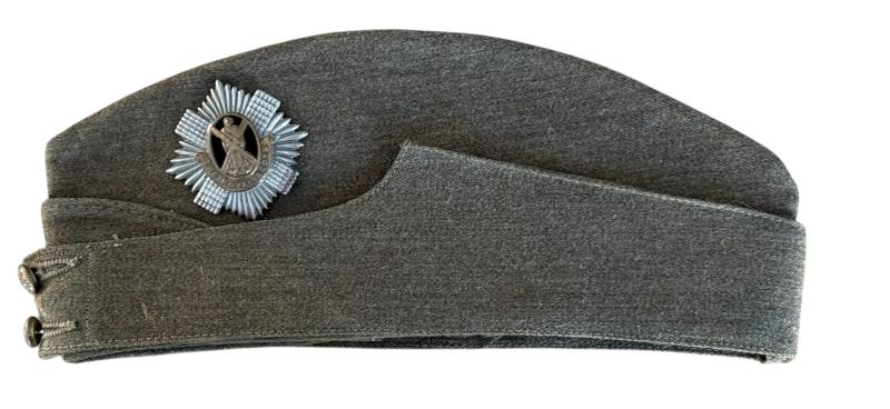 British Side Cap Royal Scotts 1940 Dated - Nice Used Condition