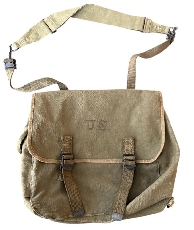 U.S. M1936 Musset Bag OD Shade 1944 - Nice Used Condition