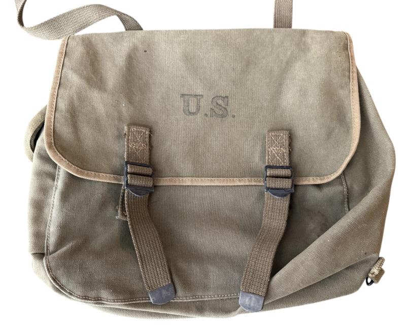 U.S. M1936 Musset Bag OD Shade 1944 - Nice Used Condition