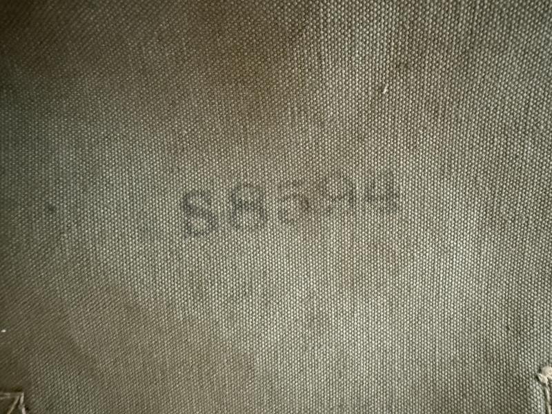 U.S. M1936 Musset Bag OD Shade 1944 - Nice Used Condition