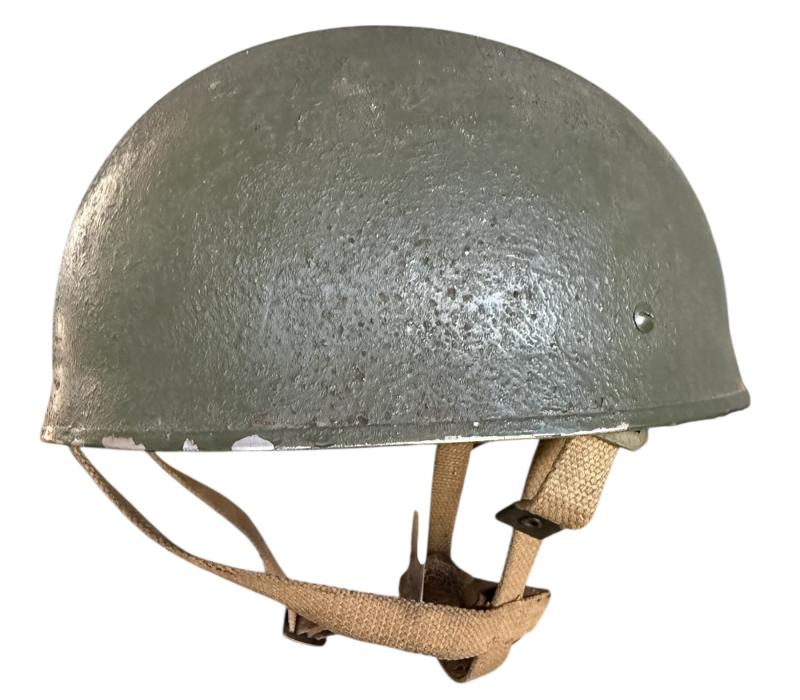 British (Airborne) MK3 Paratrooper/Airborne Combat Helmet 1944 Size 7 3/4 - Nice Used Condition