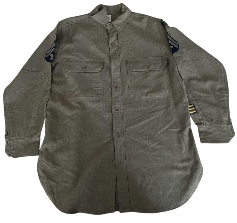 U.S. Flanel Shirt Original 91st Infantry Division Mounted 1935 - Mint Condition