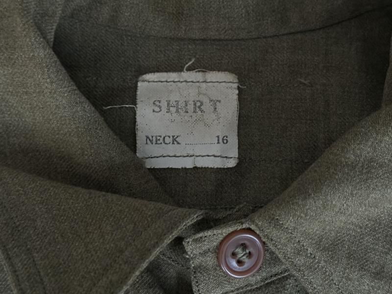 U.S. Flanel Shirt Original 91st Infantry Division Mounted 1935 - Mint Condition