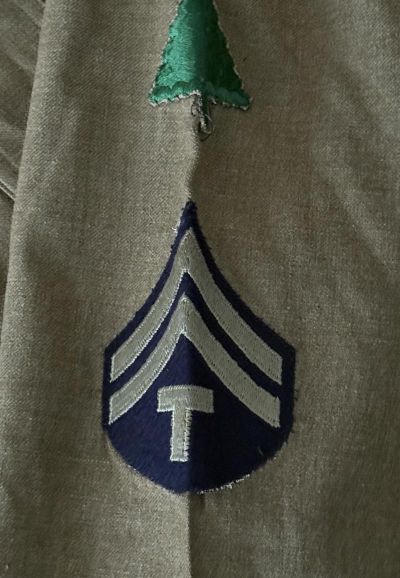 U.S. Flanel Shirt Original 91st Infantry Division Mounted 1935 - Mint Condition