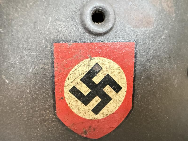 M42 Double Decal Polizei Combat Helmet Named