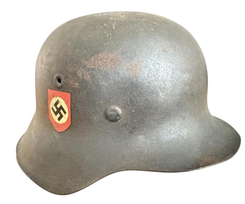 M42 Double Decal Polizei Combat Helmet Named