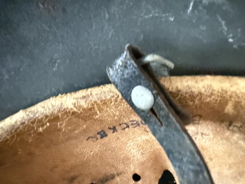 M42 Double Decal Polizei Combat Helmet Named