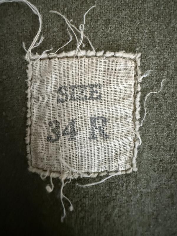 U.S. M41 Field Jacket 34R 10th Mountain Division Named W.E. Berkheiser - Nice Used Condition