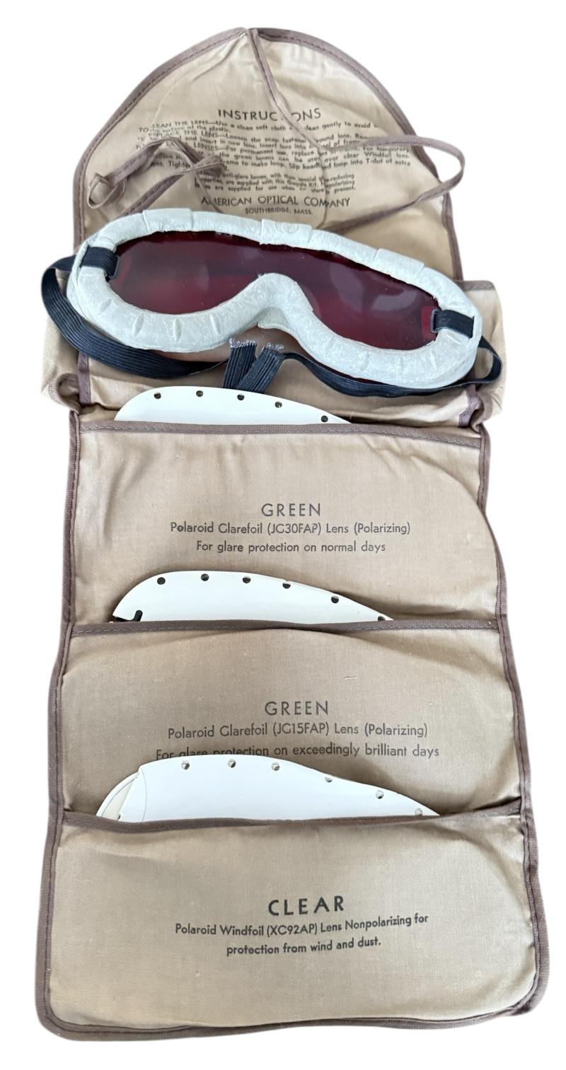 U.S. Tank i.e. Crash Helmet Complete With Earphones And Goggles - Nice Used Condition