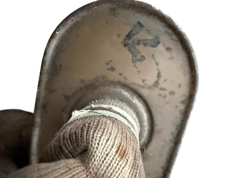 British 'B.E.F Issue (Dunkirk) MkIV Gas Mask With Rare EA Filter - Nice Used Condition