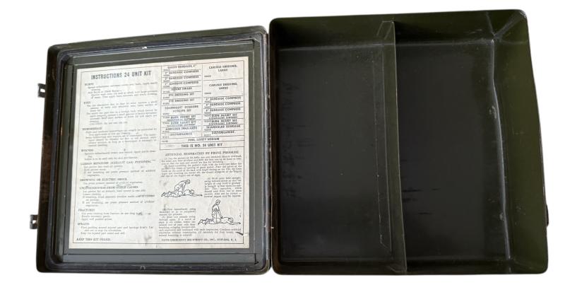 U.S. Motor Vehicle First-Aid Kit - Nice Used Condition