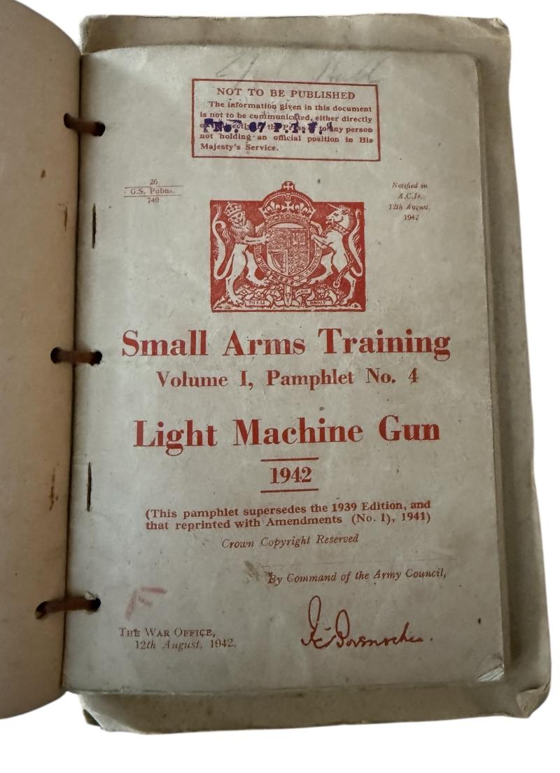 British Small Arms Training Volume 1 - Nice Used Condition